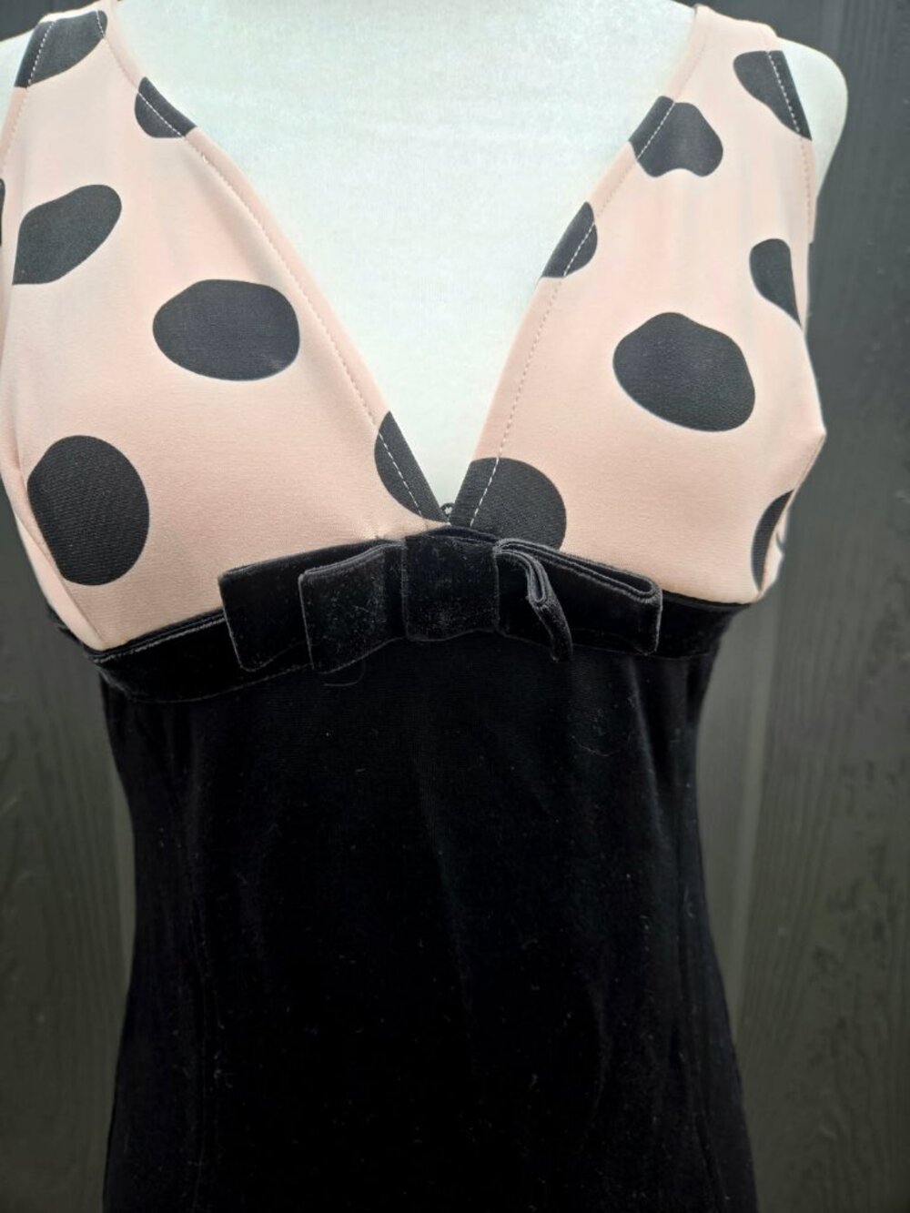 Wheels and Dollbaby Polka Dot Jersey Dress, AU 2 / US 4 - Picture 2 of 4